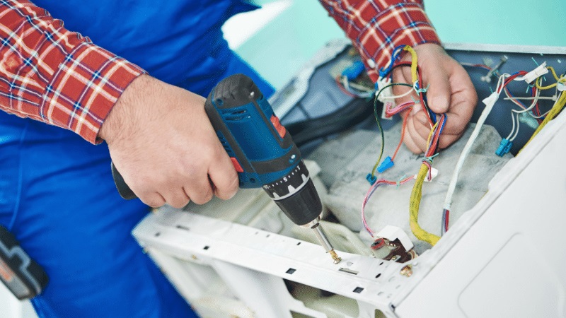 Manisa Arçelik Arçelik çamaşır makinesi kart tamiri – Su almama arızası orijinal parça ile giderildi. - Teknik servis örneği